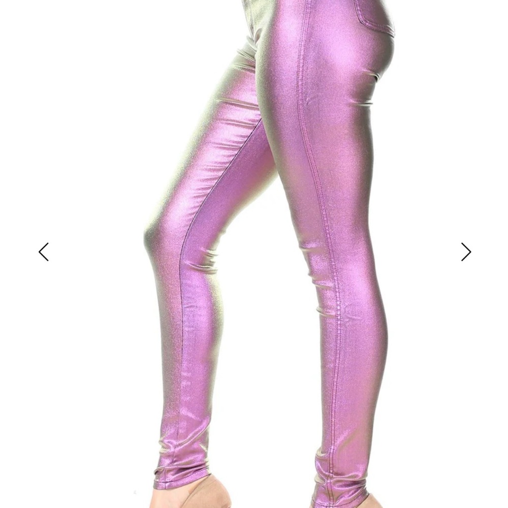 Purple Iridescent Skinny Jeans NWT size Small